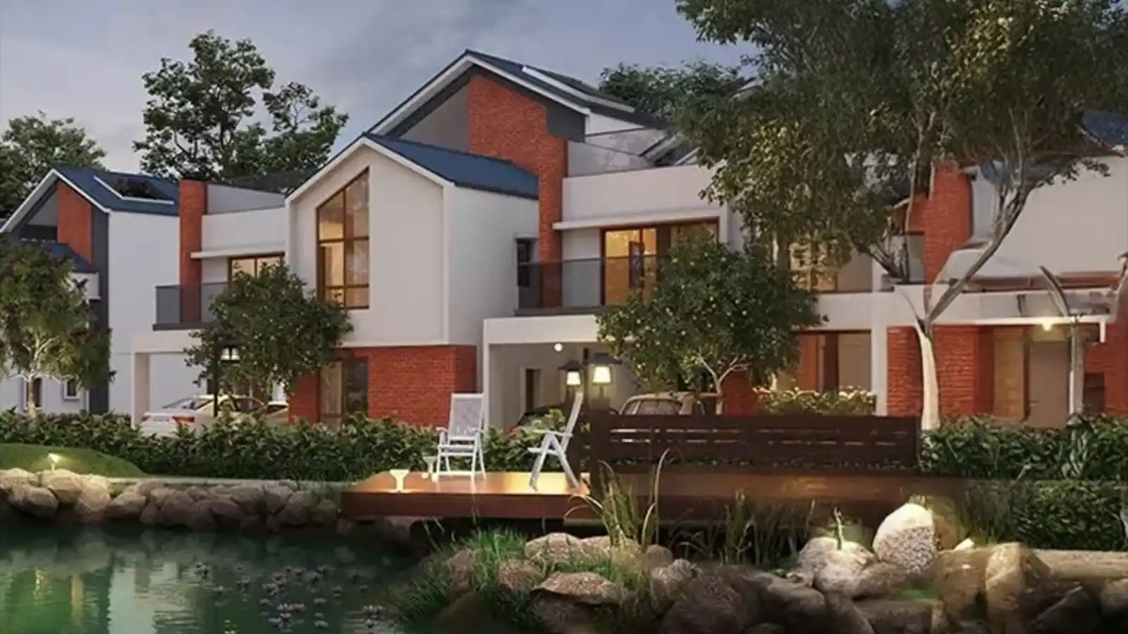 NVT-Symphony-Of-Orchards-Villas-In-Sarjapur-Road-Bangalore-Pond-outside-villa